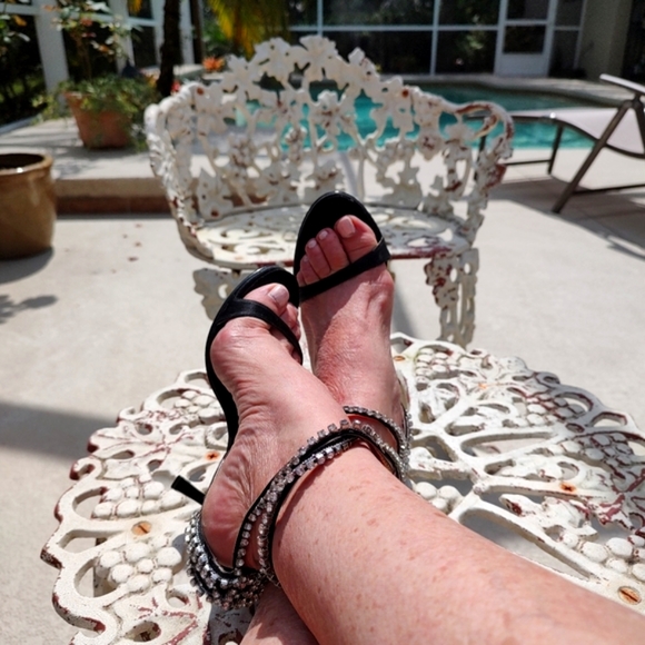 Victoria Secret/Colin Stuart rhinestone heels - Picture 6 of 16